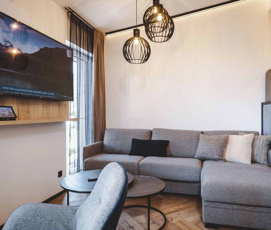 The Gast House Zell am See | 2 Schlafzimmer Deluxe Suite mit private Sauna